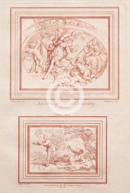 Corsica e Satiro, 1762-1763. Creator: William Ryland (British, 1732-1783).