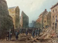 Corporation Row, Finsbury, London, c1867. Artist: Anon