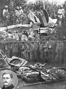 'Corps a corps en Plein Ciel; Les restes des adversaires, precipites de quatre mille..., 1916. Creator: Unknown