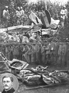 'Corps a corps en Plein Ciel; Les restes des adversaires, precipites de quatre mille..., 1916. Creator: Unknown