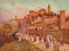 Corpus Domini at Viterbo c1900 (1913). Artist: Walter Frederick Roofe Tyndale
