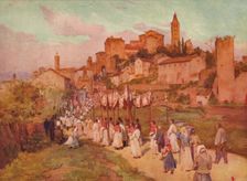 Corpus Domini at Viterbo c1900 (1913). Artist: Walter Frederick Roofe Tyndale