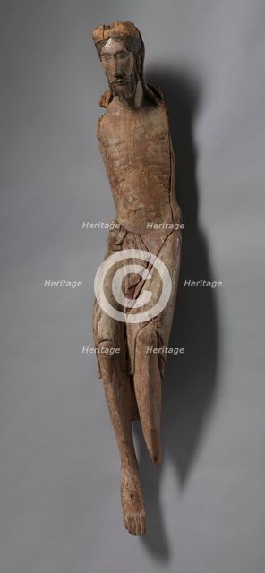 Corpus from a Crucifix, c. 1130-1140. Creator: Unknown.