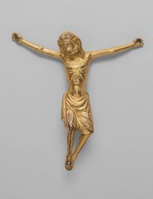 Corpus from a Processional Cross, 1370/1430. Creator: Unknown