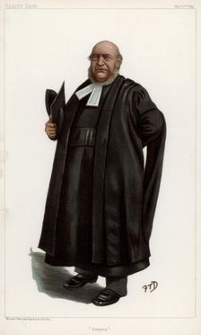 Corpus the Reverend Thomas Fowler, Vice-Chancellor of Oxford University, 1899.Artist: FTD