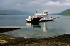 Corran Ferry, Loch Linnhe, Highland, Scotland. Creator: Peter Thompson
