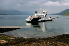Corran Ferry, Loch Linnhe, Highland, Scotland. Creator: Peter Thompson