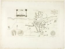 Correct Survey of Dublin, As It Stood in the Year 1610, published July 1792. Creator: James Malton