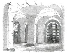 Corridor, Newgate Prison, 1850. Creator: Unknown