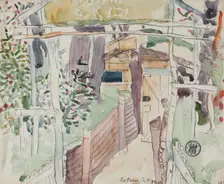 Corridor to the Dugout. Optowa, May 3, 1916 May 3, 1916. Creator: Leopold Gottlieb