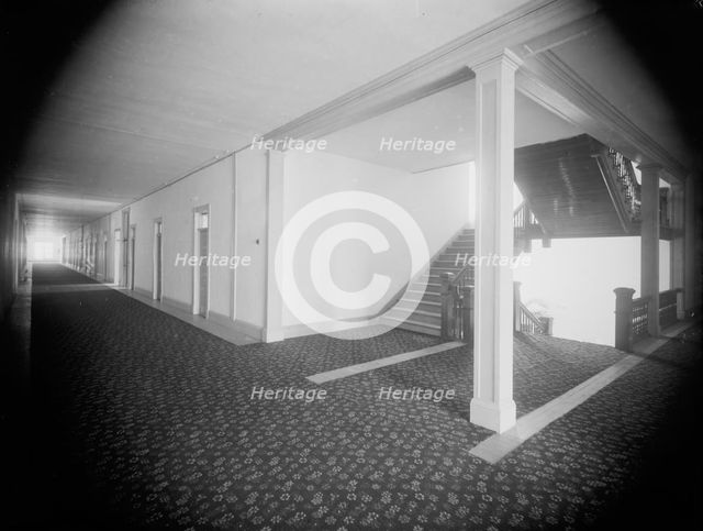 Corridors, Hotel Victory, Put-in-Bay, between 1880 and 1899. Creator: Unknown.