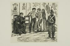 Corrido:The Death Room of a Sentenced Man, n.d. Creator: José Guadalupe Posada