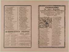 Corrido del diestro Banderillero Antonio Soriano (a) Maera Chico (Ballad of the Skilled..., n.d. Creator: José Guadalupe Posada