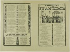 Corrido of Juan Dimio, 1913. Creator: José Guadalupe Posada
