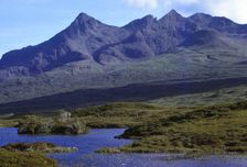 Corries in the Black Cuillin Hills, Isle of Skye, Scotland, 20th century. Artist: CM Dixon