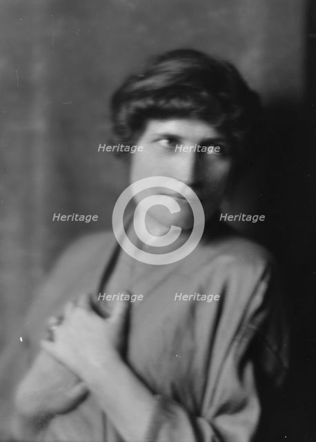 Corrigan, Joseph E., Mrs., portrait photograph, 1914 July 8. Creator: Arnold Genthe.