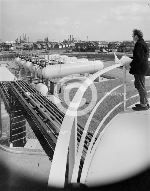 Coryton Oil Refinery; Calor Gas Filling Station, Thurrock, Thurrock, 07/09/1965. Creator: John Laing plc.