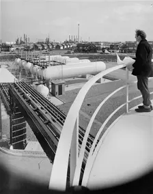 Coryton Oil Refinery; Calor Gas Filling Station, Thurrock, Thurrock, 07/09/1965. Creator: John Laing plc
