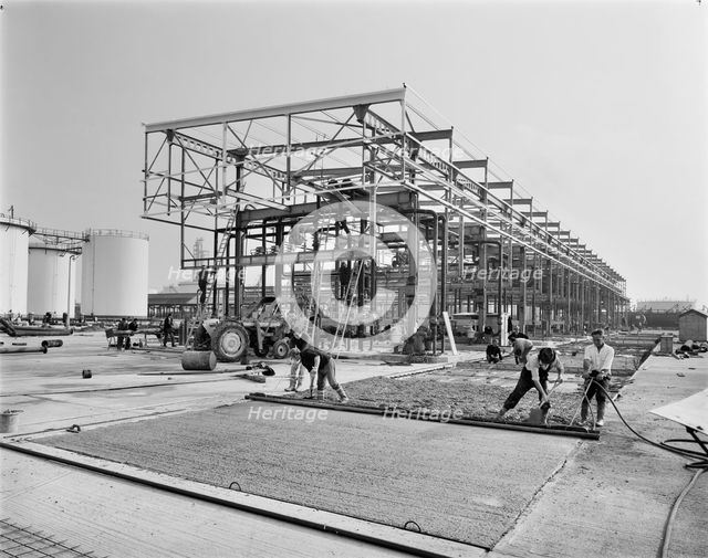 Coryton Oil Refinery; Mobil Bulk Terminal, Thurrock, Thurrock, 13/10/1969. Creator: John Laing plc.