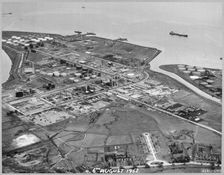 Coryton Oil Refinery, Thurrock, Essex, 06/08/1952. Creator: John Laing plc