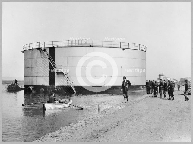 Coryton Oil Refinery, Thurrock, Essex, 23/04/1951. Creator: John Laing plc.