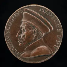 Cosimo de Medici, 1389-1464, Pater Patriae [obverse], probably 1465/1469. Creator: Unknown