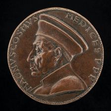 Cosimo de Medici, 1389-1464, Pater Patriae [obverse], probably 1465/1469. Creator: Unknown