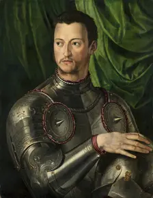 Cosimo de Medici in Armour, 1545. Creator: Agnolo Bronzino