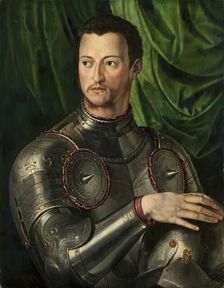 Cosimo de Medici in Armour, 1545. Creator: Agnolo Bronzino