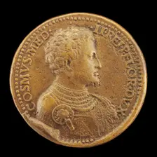 Cosimo I de Medici, 1519-1574, 2nd Duke of Florence 1537, later Grand Duke of Tuscany 1569 [obverse Creator: Domenico de'Vetri