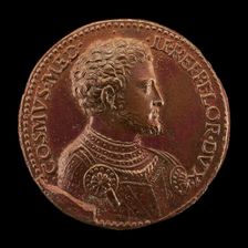 Cosimo I de Medici, 1519-1574, Duke of Florence 1537 [obverse], 1537. Creator: Domenico de'Vetri