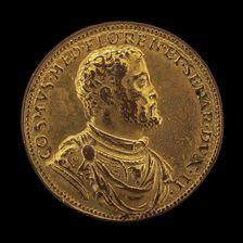 Cosimo I de Medici, 1519-1574, Duke of Florence 1537 [obverse], 1567. Creator: Pietro Paolo Galeotti