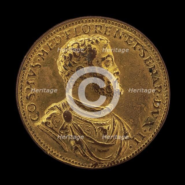 Cosimo I de' Medici, 1519-1574, Duke of Florence 1537 [obverse], 1567. Creator: Pietro Paolo Galeotti.