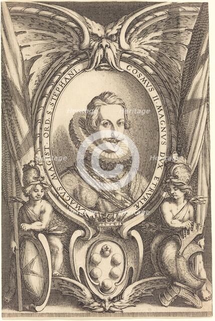 Cosimo II de' Medici, Grand Duke of Tuscany, 1621. Creator: Jacques Callot.