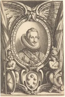 Cosimo II de Medici, Grand Duke of Tuscany, 1621. Creator: Jacques Callot