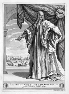 Cosimo III de Medici, Grand Duke of Tuscany, 1701. Creator: Theodor Verkruys