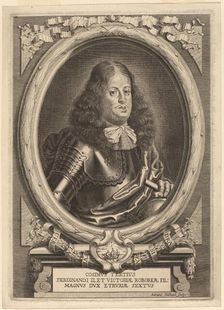 Cosimo III, Grand Duke of Tuscany, before 1691. Creator: Adriaen Haelwegh