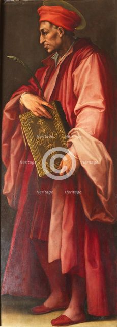 Cosimo il Vecchio as Saint Cosmas, 1557-1559. Creator: Vasari, Giorgio (1511-1574).