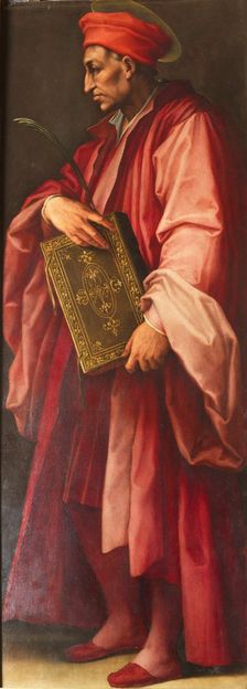 Cosimo il Vecchio as Saint Cosmas, 1557-1559. Creator: Vasari, Giorgio (1511-1574)