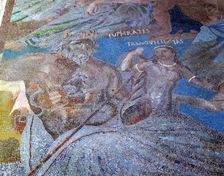 Cosmogonic mosaic representing celestial, terrestrial and aquatic deities. Euphrates and Tranquil…