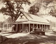 Cosmopolitan Saloon, ca. 1872, printed ca. 1876. Creator: Carleton Emmons Watkins