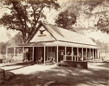 Cosmopolitan Saloon, ca. 1872, printed ca. 1876. Creator: Carleton Emmons Watkins