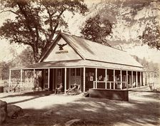 Cosmopolitan Saloon, ca. 1872, printed ca. 1876. Creator: Carleton Emmons Watkins