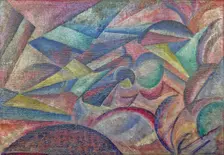 Cosmos, 1910. Creator: Bogomazov, Alexander Konstantinovich (1880-1930)