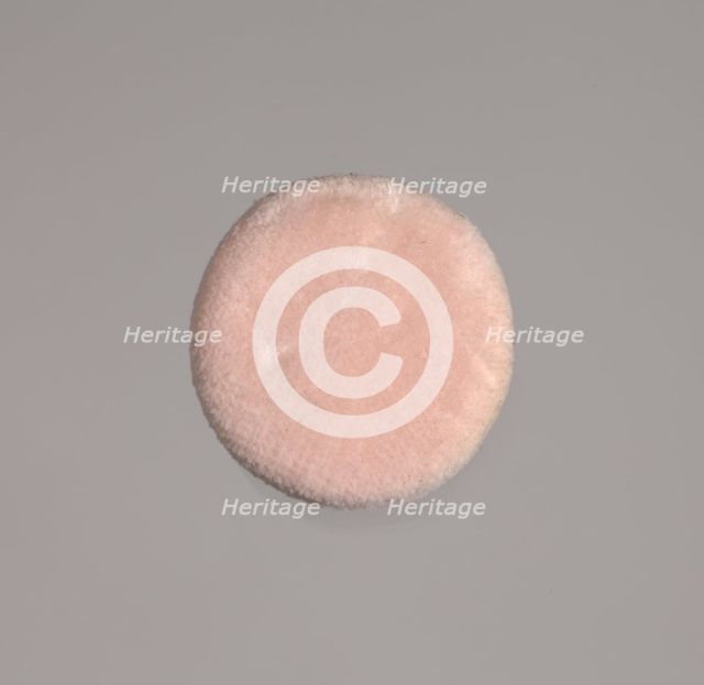 Cosmetic powder puff from Mae's Millinery Shop, 1941-1994. Creator: Prince Matchabelli Inc.