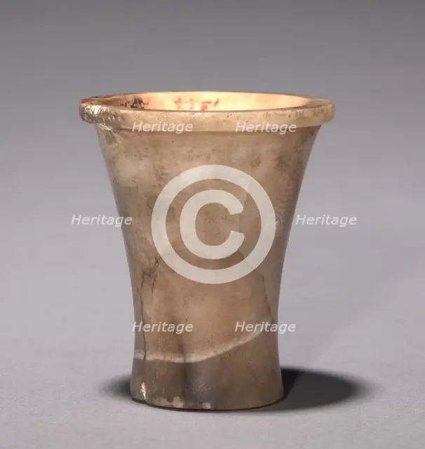 Cosmetic Vessel (Cylinder Beaker), 1980-1801 BC. Creator: Unknown.