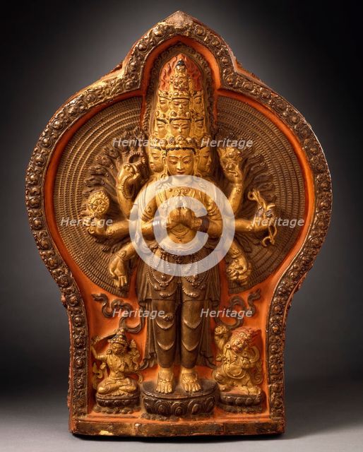 Cosmic Form of the Bodhisattva Avalokiteshvara, 17th century. Creator: Unknown.