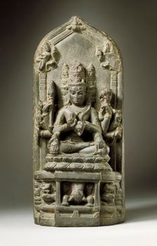 Cosmic Form of the Hindu God Shiva (Sadashiva), between c.1050 and c.1150. Creator: Unknown