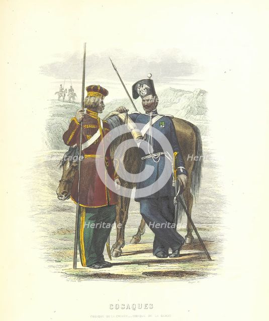 Cossacks, 1855.  Creator: Boyer.
