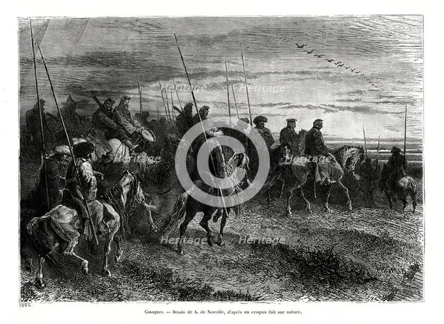 Cossacks, 1886. Artist: Unknown